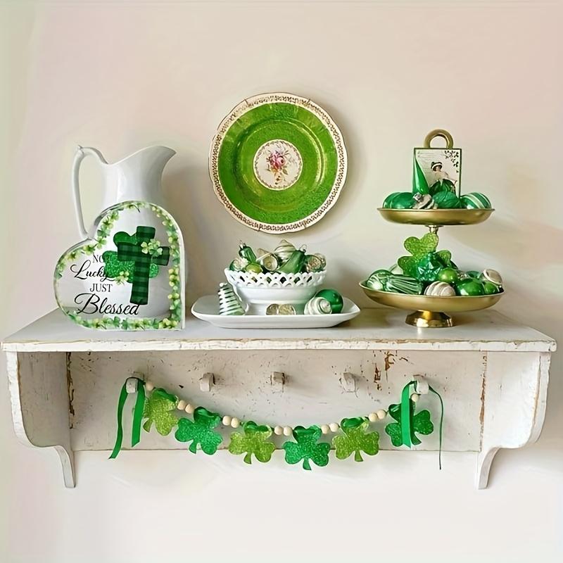 St. Patrick's Day Acrylic Sign, Not Lucky Just Blessed Gifts, Home Office Desktop Decoration, Sill Clover, Nurseries, Home Desk Living Room Acr