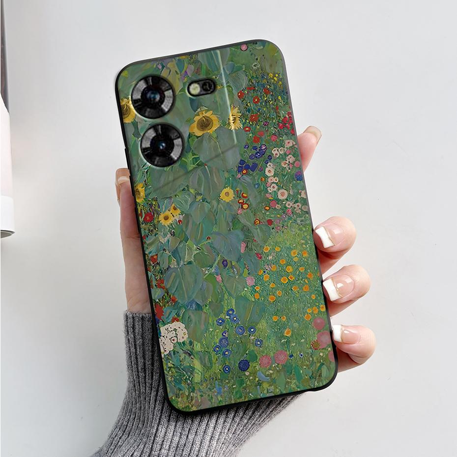 For Tecno Pova 5 Case LH7n Silicone Phone Case Stylish Pattern Slim Soft Black Funda Cover For Tecno Pova 5 4G 2023 Pova5 Capa