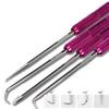 Carbon Steel Double End Hook And Pick Set For Automotive O Rings Removal And Precise Repairs Multiple Angle Dismantling