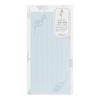 Midori Note Paper with Floral Washi 89576006 Envelope, Paper, Blue,