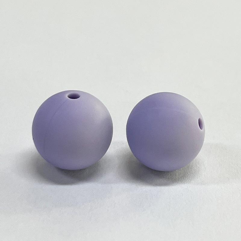 15mm Macaron Silicone Round Beads for Baby DIY Pacifier Chains