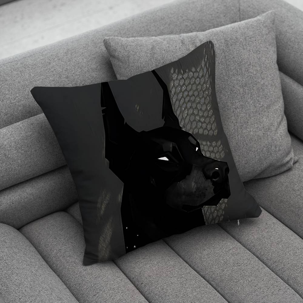 

Doberman Dog Creative patterned pillowcases for interior decoration office living room home 30x30cm