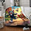 1pc Tom and Jerry Flannel Blanket Soft Warm Throw for Home, Office, Travel, All-Season Cozy Bedding GiftL1115