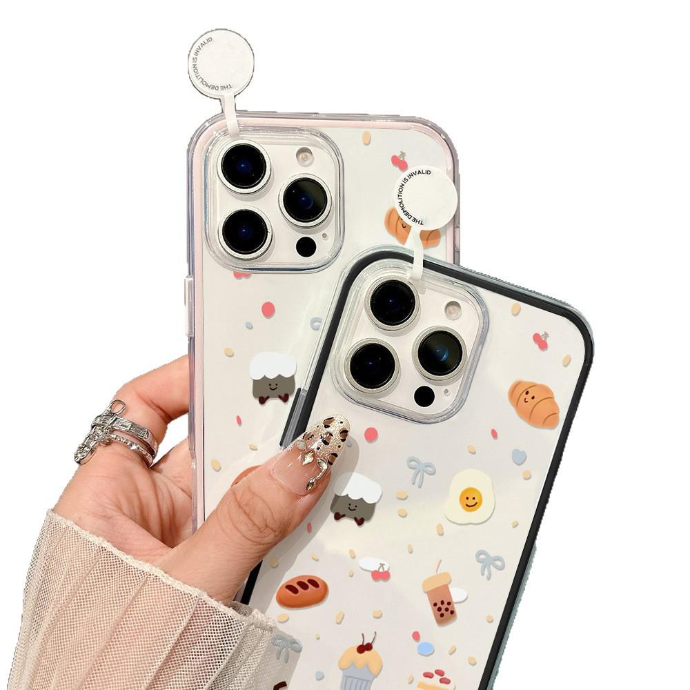 Stylish Dessert Coffee iPhone 17 Pro Case - Apple 16 Large Holes, Fits iPhone 15
