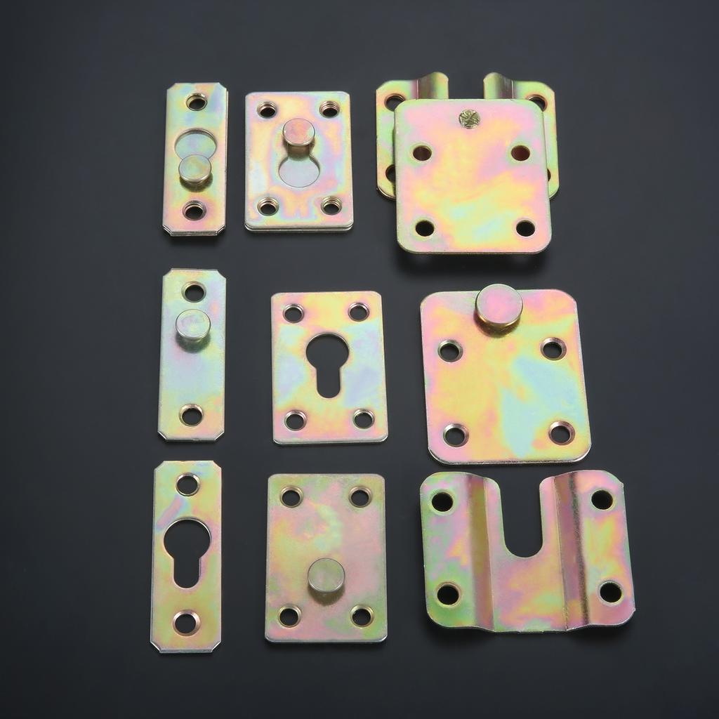 Large Iron Hook Photo Frame Hanger Interlocking Bracket Bed Hinge Concealed Hanging Code Mirror Wall Buckle 52/58mm Connector