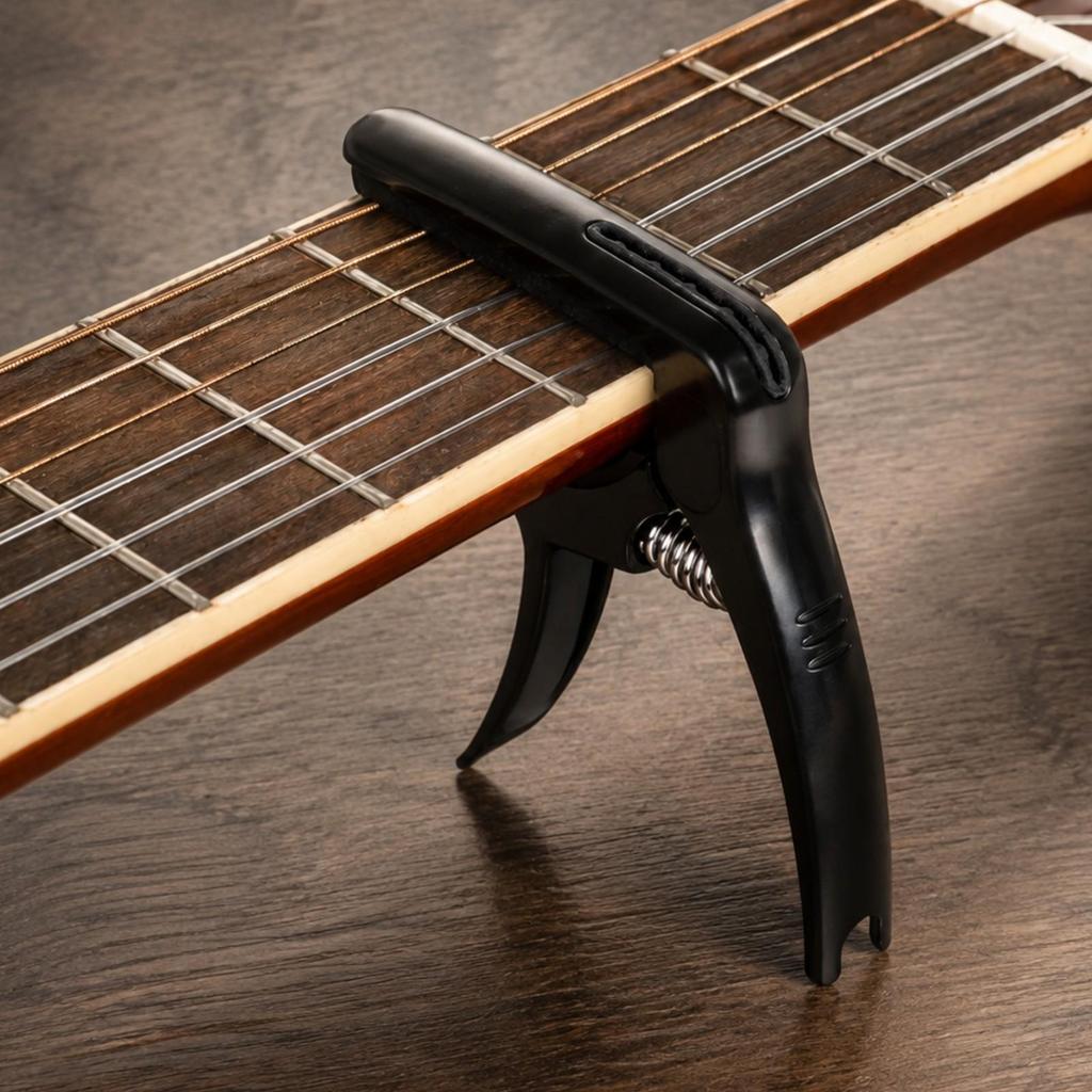 Guitar Clamp Silicone-Padded Accessory Universal for Acoustic Guitars