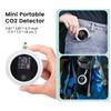 AD23-Air Quality Carbon Dioxide Monitor With Alarm With 400-5000 PPM-NDIR CO2 Tester(White)