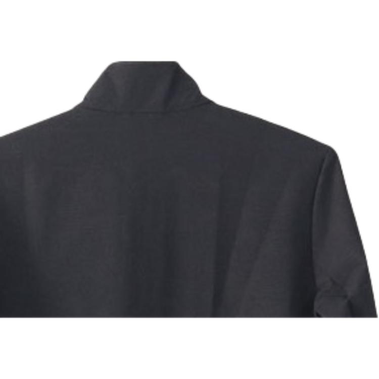 Anta Solid Color Logo Stand Collar Zip Jacket Men Jacket Black 152117616-3