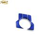 For Mazda CX-5 CX5 2018- Blue Aluminum Console Multimedia Button Cover Decor