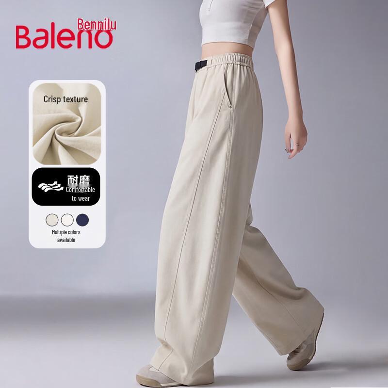 Baleno Men's American Retro Wide-Leg Cargo Pants