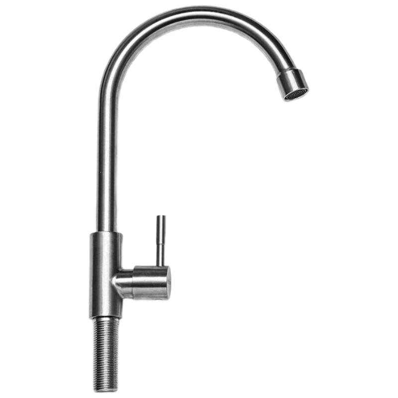 OPLSED Stainless Steel Single Cold Kitchen Faucet