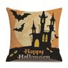 Halloween Linen Pillow Cover Printed Pillow Supply Cushion Cover