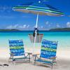 Outdoor Strandsonnenschirm Haken Tragbar Camping Reise 4 Haken Kunststoff Sonnenschirm Haken für Handtücher/Kleidung/Sonnenbrillen/Taschen-Zubehör