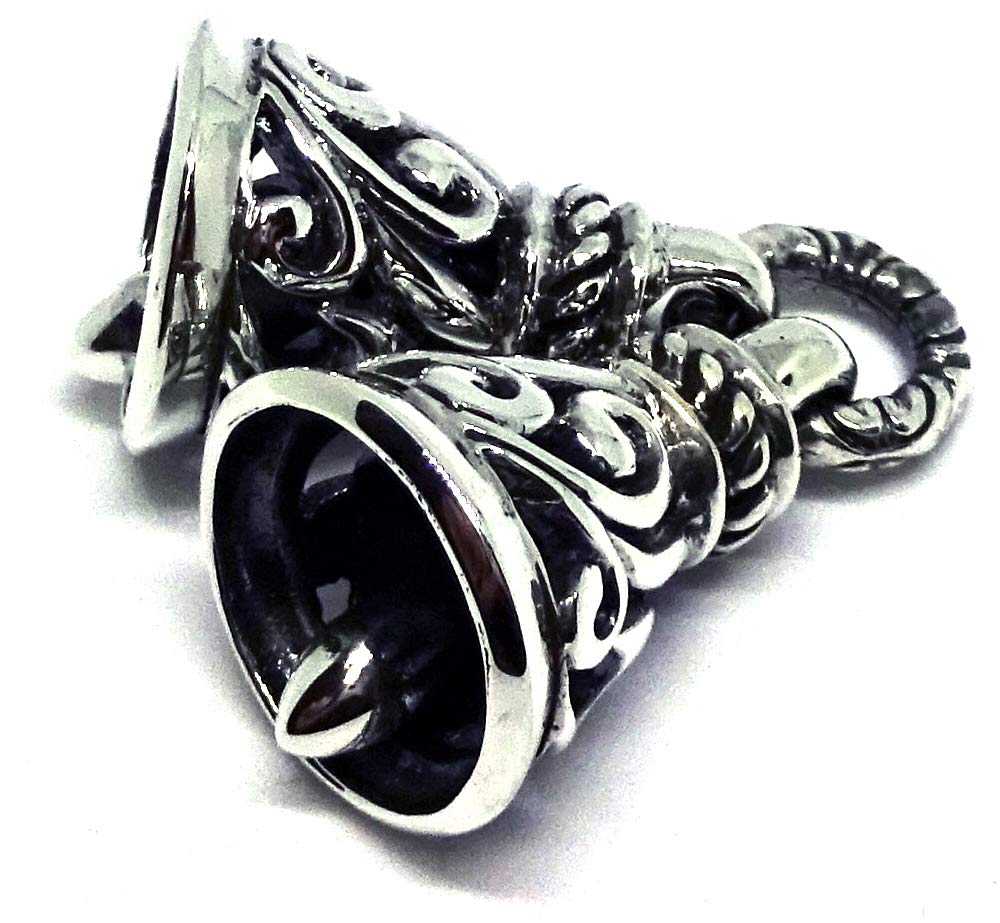 

Simple Twin Bell Bell Silver 925 Crane Bell Double FT004 [Fortuna] (Silver) (Large)