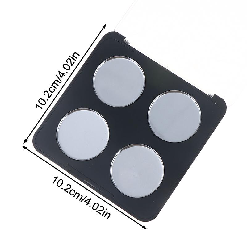 4 Grids Magnetic Makeup Palette Empty Cosmetics Dispensing Storage Box For Eyeshadow Lip Color Powder Blusher Highlighter