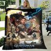 Game God of War Printed Blanket Picnic Blanket Warm Flannel Blankets Home Bed Linings Blankets for Beds Birthday Gift