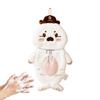 Funny Kitchen Towels Soft Cute Hand Towels For Bathroom Coral Fleece Absorbent Bath Towels Puff Hand Towels With Loop For Home