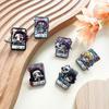 -6Pcs/Set Demon Slayer Anime Cosplay Brooches Cute Character Pins Clothing Backpack Lapel Badges Jewelry Accessories Gifts