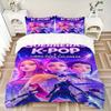 Kpop Warriors Book Print 3Pcs Bedding Setduvet Cover With 2 Bedropillowcase Home Birthday Gift