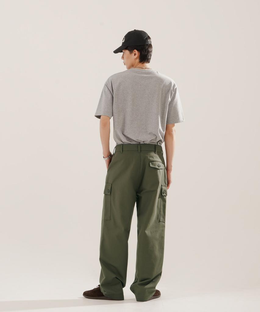 PERSTEP New Line Cargo Wide Work Pants Khaki Jylp4694