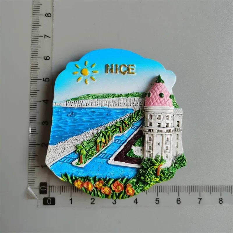 França Lembrança Turística Ímãs de Geladeira Estrasburgo Cannes Nice Alsácia Menton Adesivos Magnéticos Franceses Decoração Presentes de Viagem