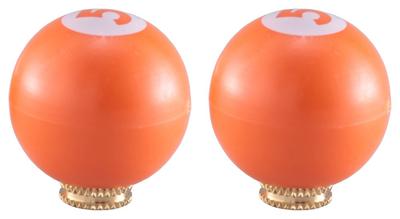 Kawasumi Seisakusho Fahrradventilkappe Billardorange 5 VC-103