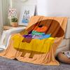 Hey Duggee Theme Printed Blanket - Perfect for Couch, Bed, Travel & Outdoor Use | Machine Washable, Cozy & Durable.