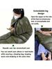 Outdoor camping, mummy down sleeping bag, 90% white duck down 1000g filling, ultra-light and warm, duck down sleeping bag