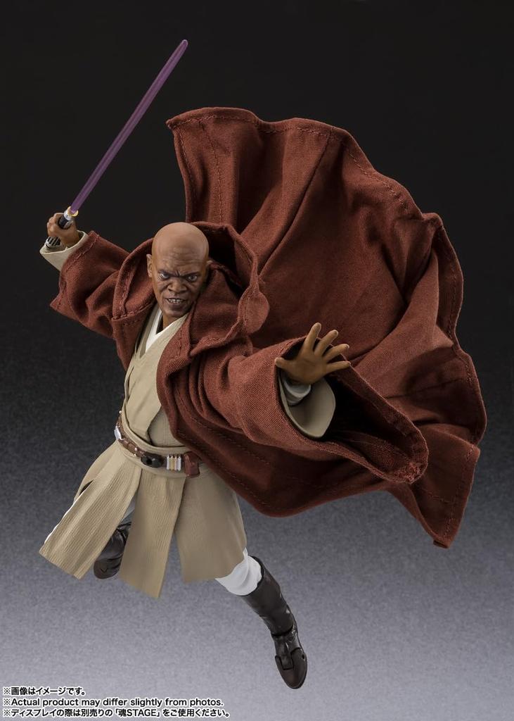 TAMASHII NATIONS Star Wars Episode Revenge of the Sith Mace Windu Revenge of the 150mm PVC ABS Fabric Painted Articulated Figure S.H.Figuarts III