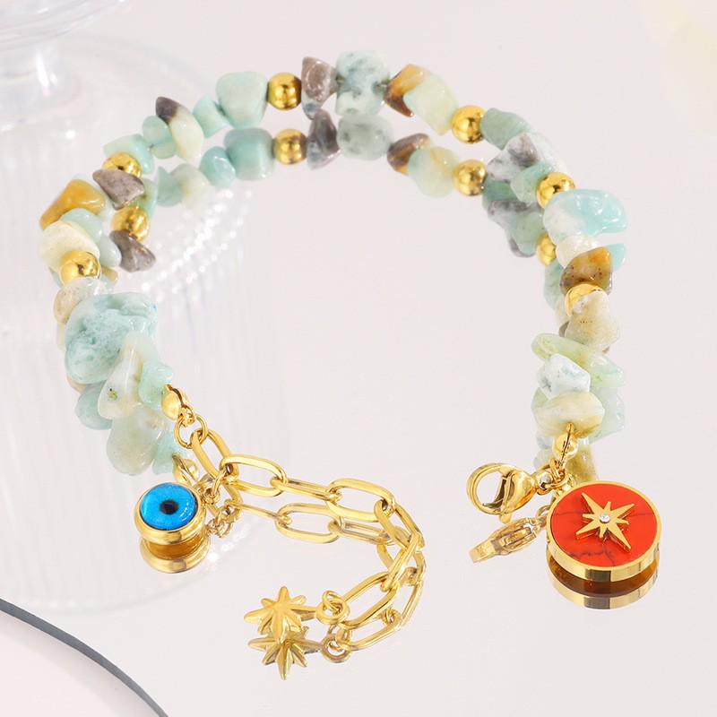 Korean Fashion Titanium Steel Diamond Inlaid Women's Luxury Bracelet