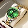 Watch Luminous Waterproof Green Water Ghost Watch Men's Calendar Quartz Watch Men's Watch