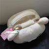 New Kawaii Cute Rilakkuma Wash Bag Plush Oval Three-Dimensional Makeup Bag Portable Storage Bag Cartoon Girls Birthday Gift