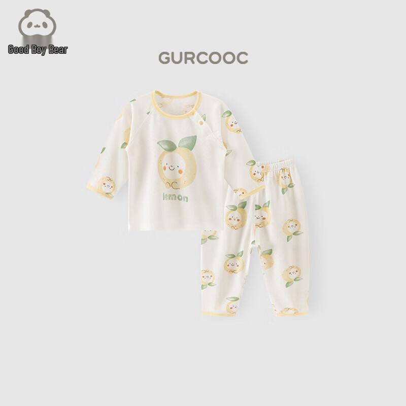 Guai Qi Xiong Baby Summer Cool Modal Mesh Pajama Set 110