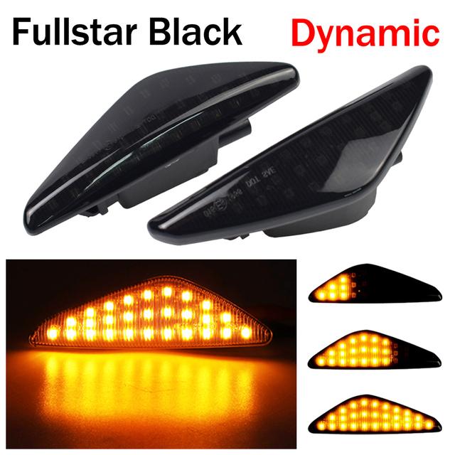 Dynamic Flowing LED Side Marker Turn Signal Light For BMW X5 E70 X6 E71 E72 X3 F25 Sequential Lamp Blinker