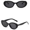 Luxury Brand Designer Oval Sunglasses Women For Men  Fashion Vintage Trendy Sun Glasses Star Punk Pink Popular Shades Uv400