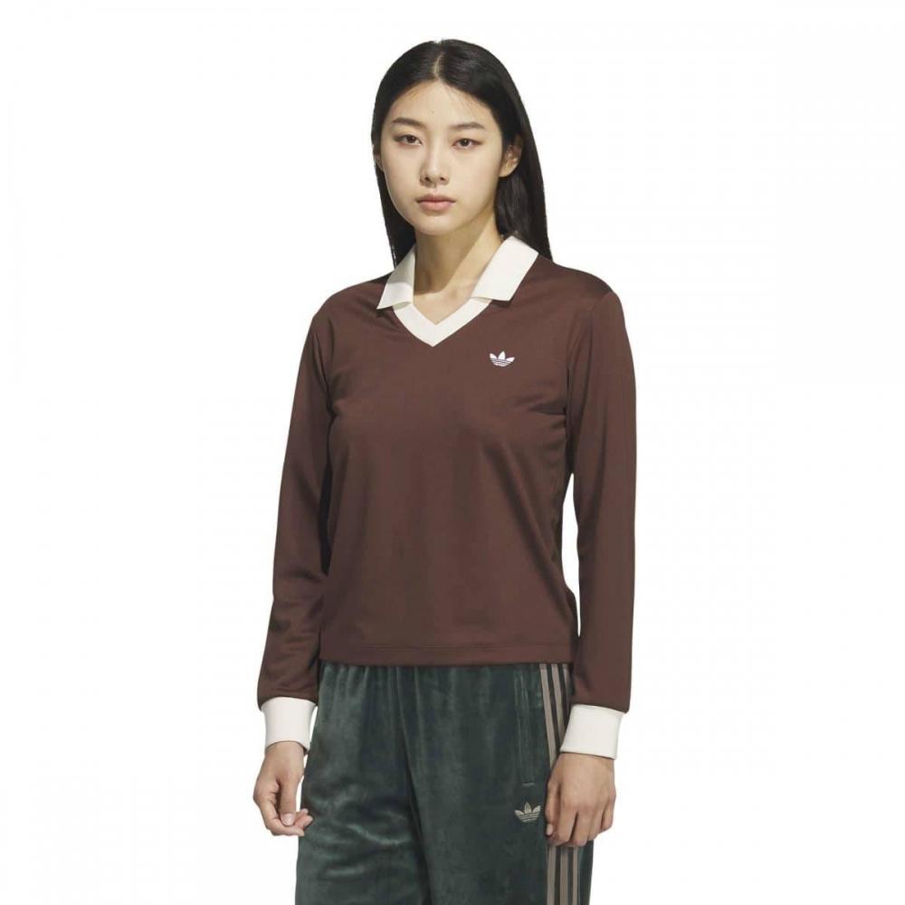 Adidas STylish Basic V Neck Ls T shirT Kf3240 XS