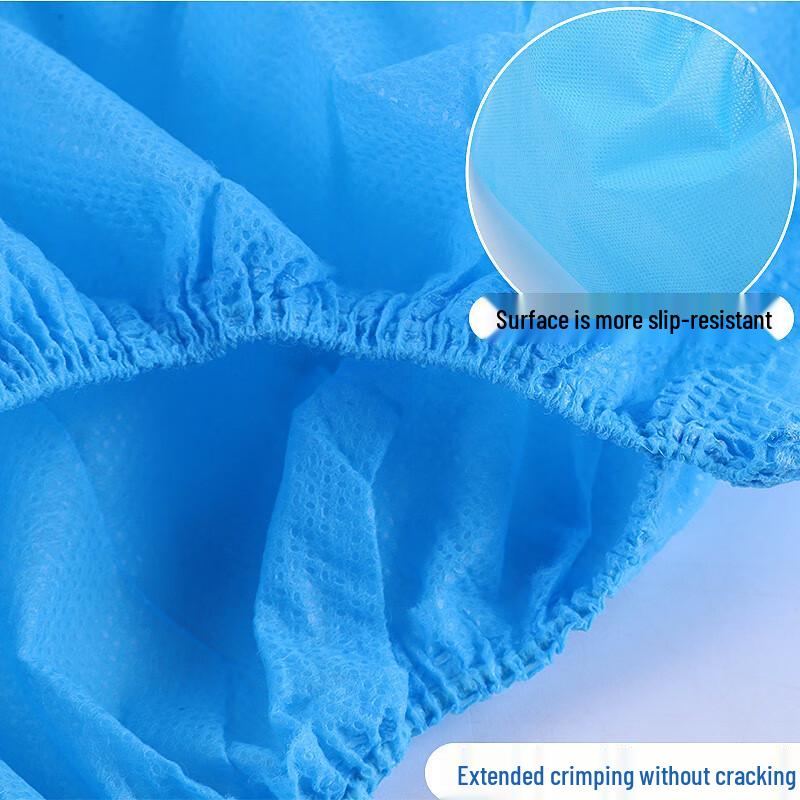 Zhe Ye 100-Pack Thickened Non-woven Disposable Shoe Covers