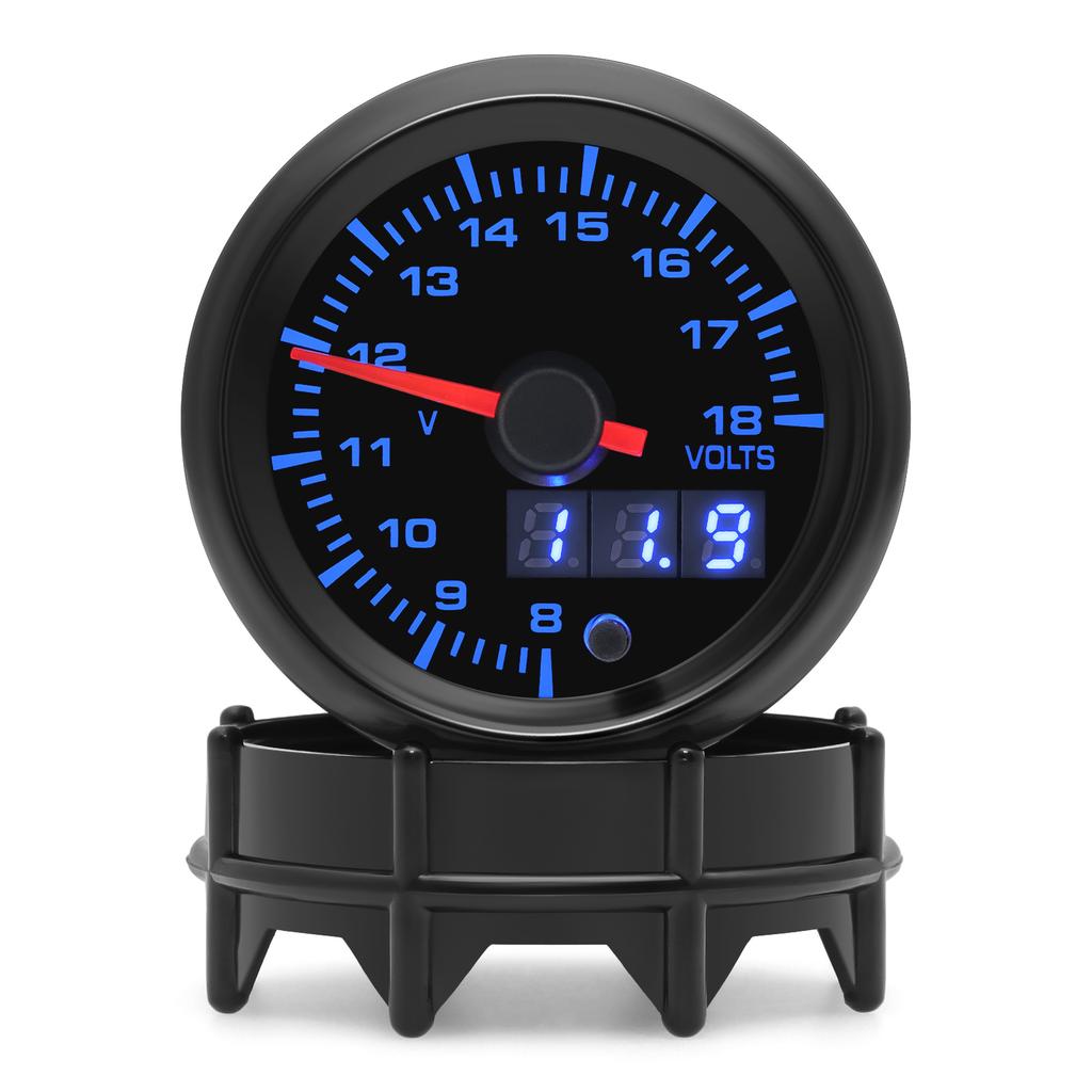 12V 7 Colors LED 2" 52mm Boost/Water Temp/Oil temp/Oil pressure/Voltmeter/Air Fuel ratio/EGT/Tachometer RPM Vaccum For Cars