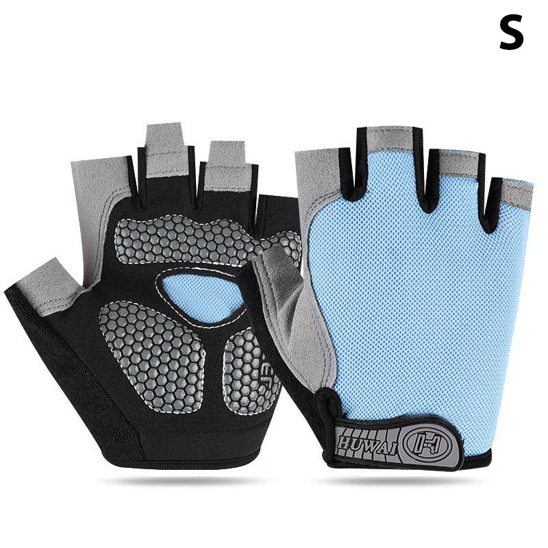 Breathable Gym Gloves Half Finger Anti Slip Sports Gloves for Men Women Fitness Weightlifting Workout Comfortable Training
