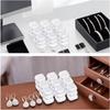 10/20 Only Mini Transparent Jewelry Organizer, Transparent Square Jewelry Box for Necklace Earring Ring Nose Nail