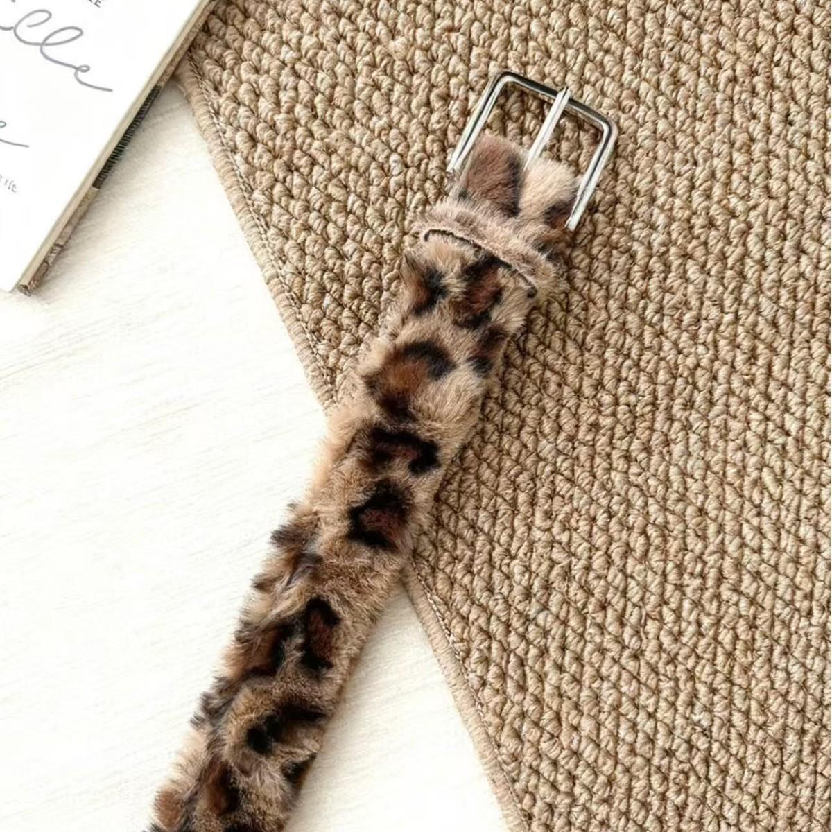 

Versatile Jeans Accessories Pu Pin Buckle Waistband Plush Women Belt Fashion Trend Y2k Girls Girdle хаки