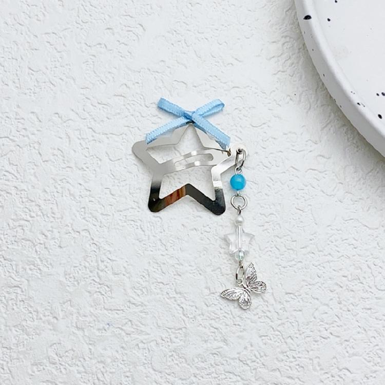 Elegant Butterfly Bows Clip with Fringed Detailing for Unique Style Hairpins