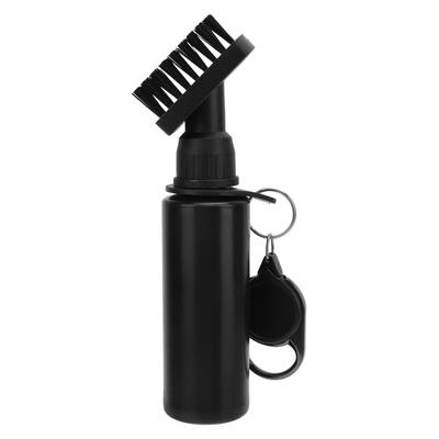 Club Brush Cleaner with 100ml Water Bottle Club Groove Cleaner Spray Brush Ring Pull Retainer Clip