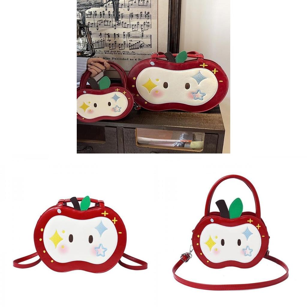 Fashionable Small Apple Backpack With Pu Leather And Padded Shoulder Straps For Casual Outings