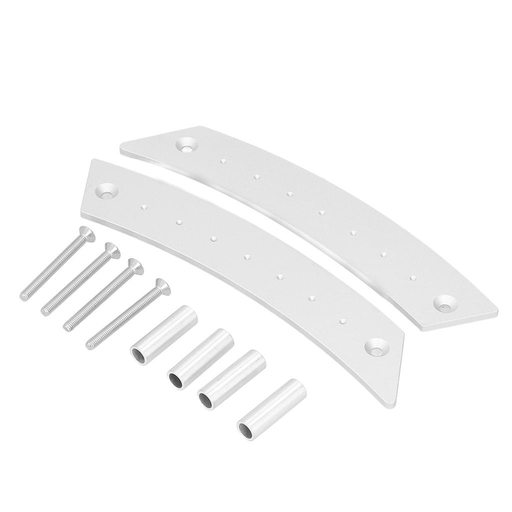 1 Pair Interior Door Pull Handle Aluminum Alloy Inner Door Handle Replacement Car Accessory