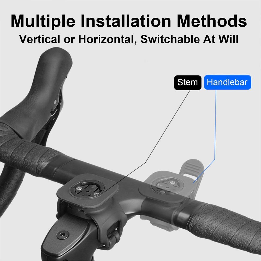 Black Bike Computer Mount for Garmin/ CATEYE /Bryton/Wahoo Mountain Bike Riding