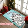 [1pc Dalmatian Carpet] Custom Name Area Rug for Home and Game Room Use, Soft Indoor Sofa Chair Mat