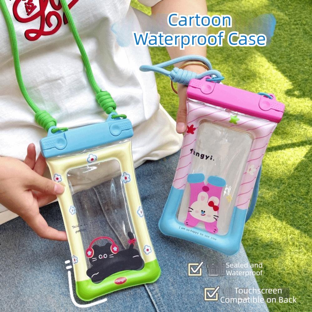 Transparent Hanging on Neck Phone Bag Floating Phone Dry Cover Swimming