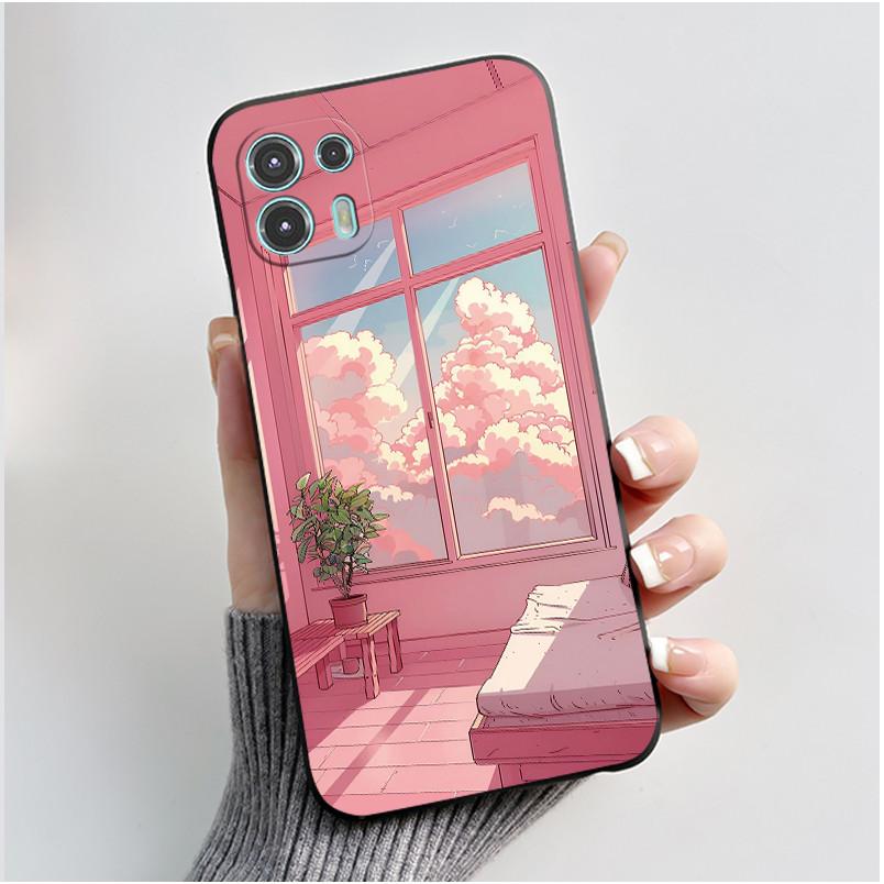 Pro pouzdro Motorola Edge 20 Fusion Módní Roztomilé Cool Chlapci Dívky TPU Měkký Kryt Pro Moto Edge 20 Lite Fundas Edge20 Fusion Nárazník