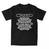 Men Women's Creed Band Logo Shirt Apparel Novelty  Vintage 90s Rock T Shirts Tee Clothing New Arrival